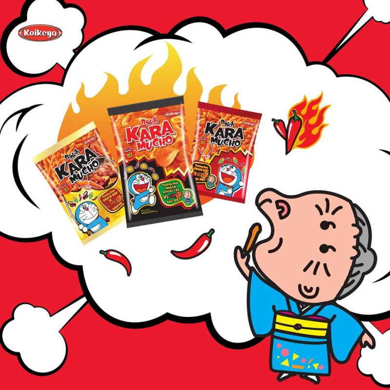 bao bì Snack Karamucho